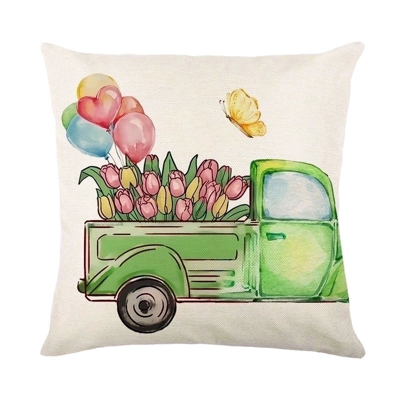 Minimalist Color Block Linen Pillow Covers for Vacation | Home Decor & Bedding