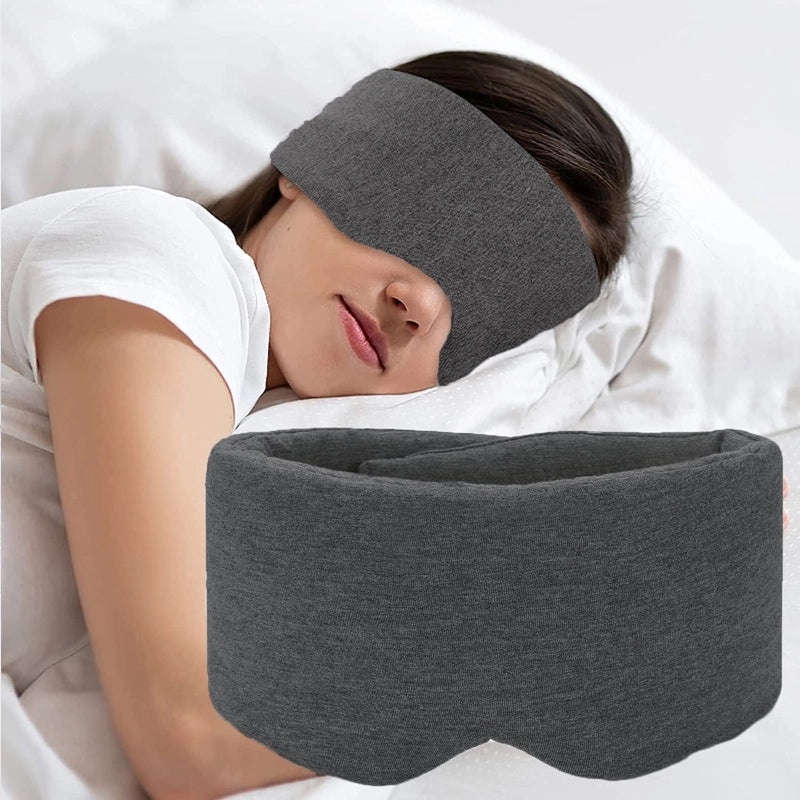 Simple Solid Color Cotton Sleep Mask | Eye Masks & Sleep Accessories