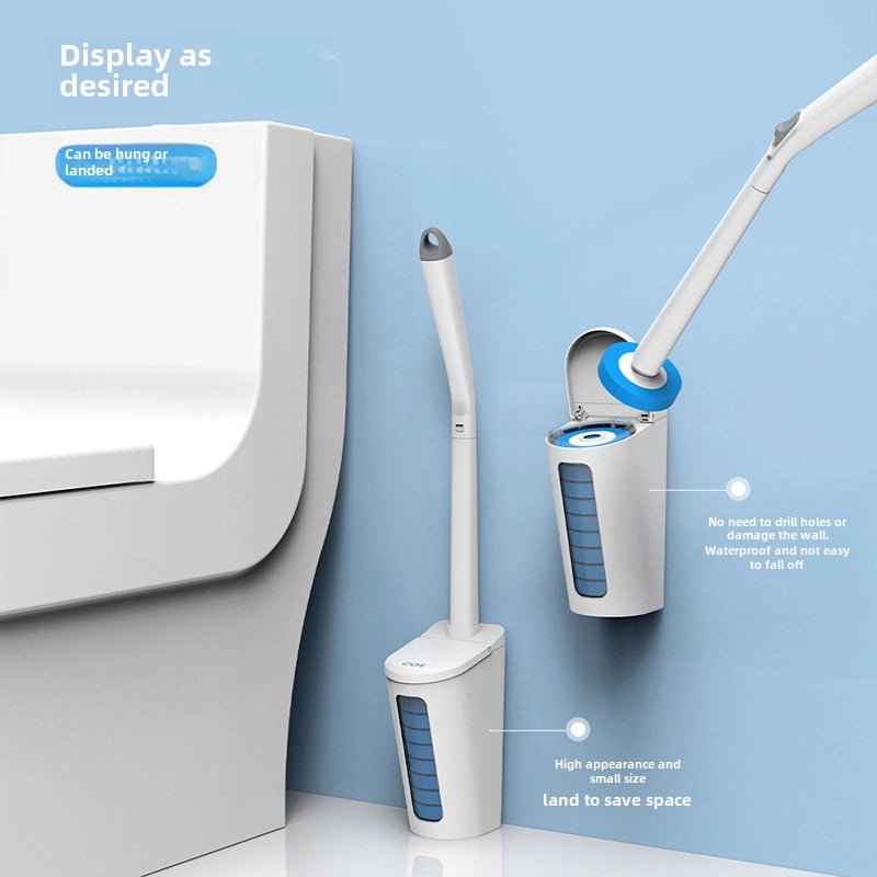 Disposable Toilet Brush Replacement Set Wall-Mounted Household Cleaning Brush | Bathroom Accessories