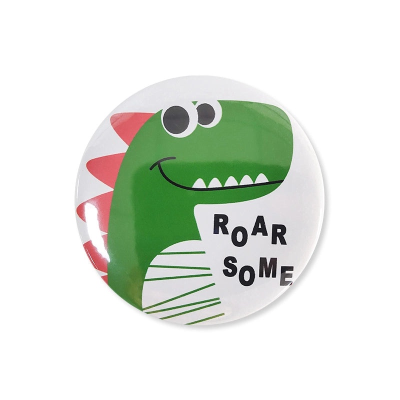 Adorable Alphabet Dinosaur Iron Pin 1 Piece||Brooches Pins