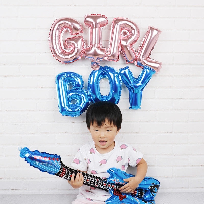 Modern Cute Birthday Letter Balloons Aluminum Foil Decoration|Party Supplies Balloons