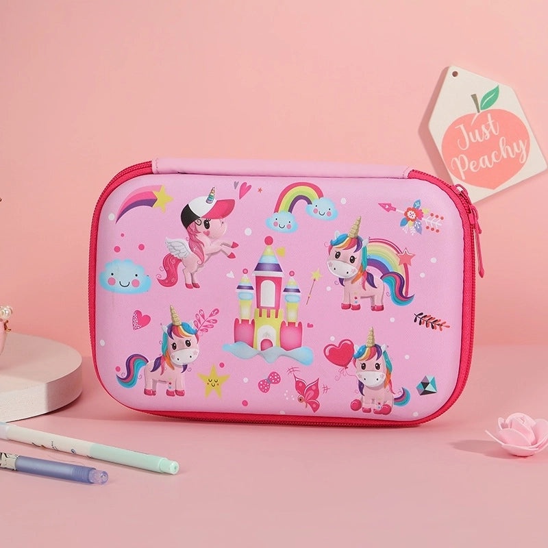 Cute EVA PU Cartoon Pencil Case for School Supplies | School Stationery