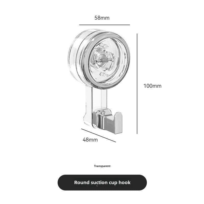 Rotary Strong Suction Cup Hook Non-perforated Seamless Load-bearing for Kitchen Bathroom Towel Door|Home Organization & Storage