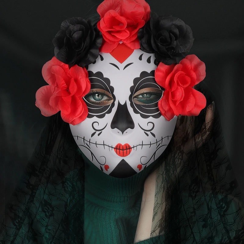 Halloween Floral EVA Party Mask Minimalist Design | Halloween Masks
