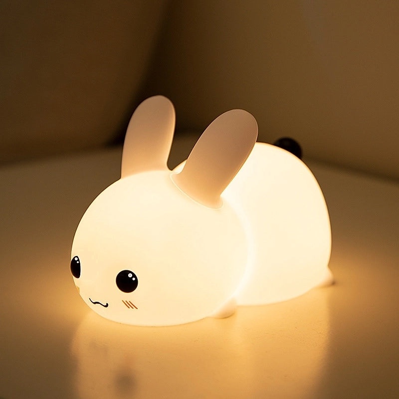 Adorable Rabbit Silicone Night Light for Indoor Use|Home Decor & Lighting