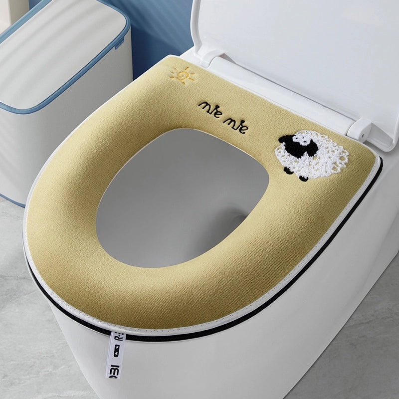 Cute Animal Print PVC Corduroy Bathroom Rug|Home Decor & Bath Accessories