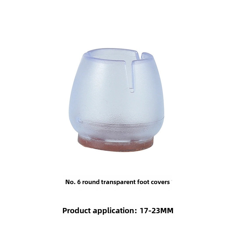 Transparent Silicone Non-Slip Table and Chair Leg Covers for Floor Protection and Longevity | Home & Living Accessories