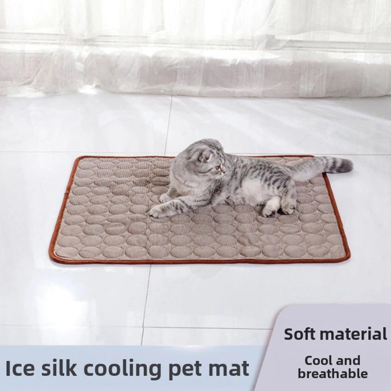 Cooling Ice Silk Pet Mat for Dogs and Cats Summer Breathable Bed | Pet Cooling Mats