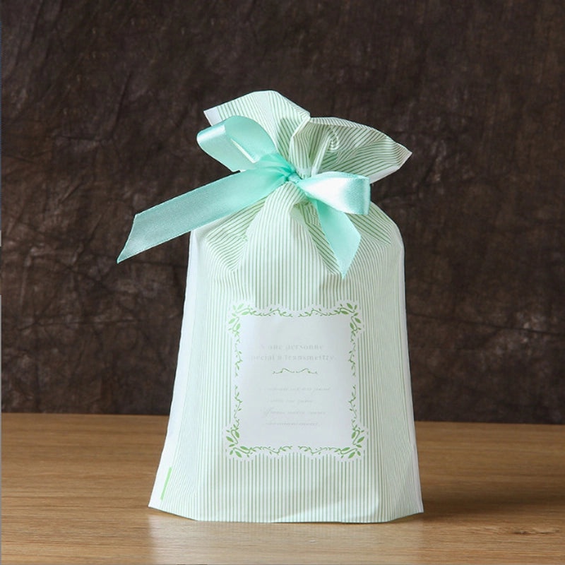 Polka Dot Drawstring Ribbon Pocket Bag for Small Jewelry and Daily Gifts | Jewelry Storage Accessories