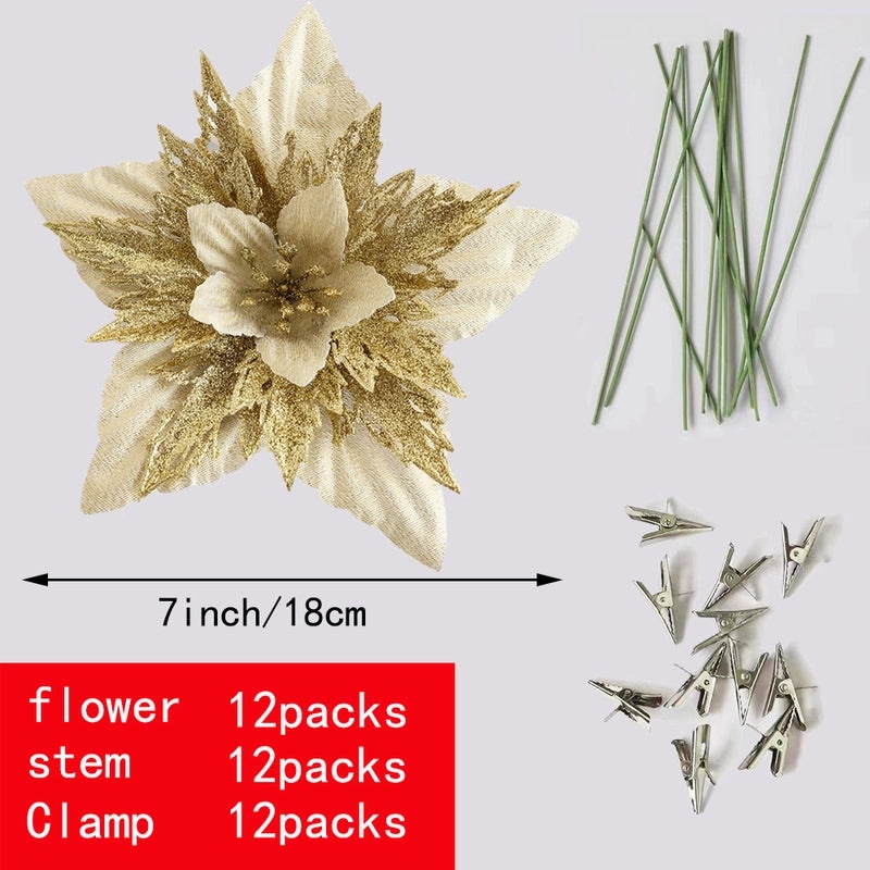 Festive Minimalist Floral Decoration for Christmas Party|Holiday Party Decorations