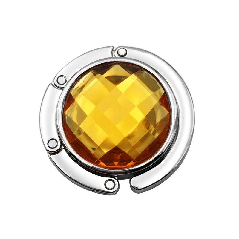 Acrylic Gem Hanging Bag Hook for Ladies - Multi-color Desktop & Fireplace Christmas Stocking Holder | Home & Kitchen Accessories