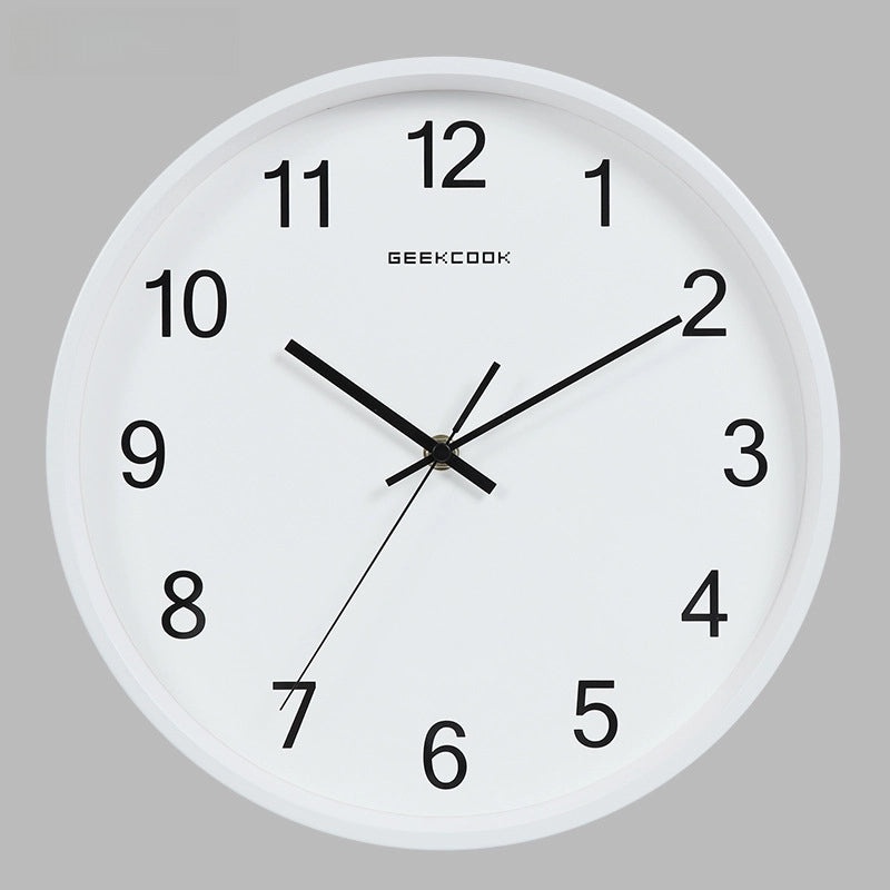 Minimalist Metal Silent Wall Clock | Home Decor Wall Clocks