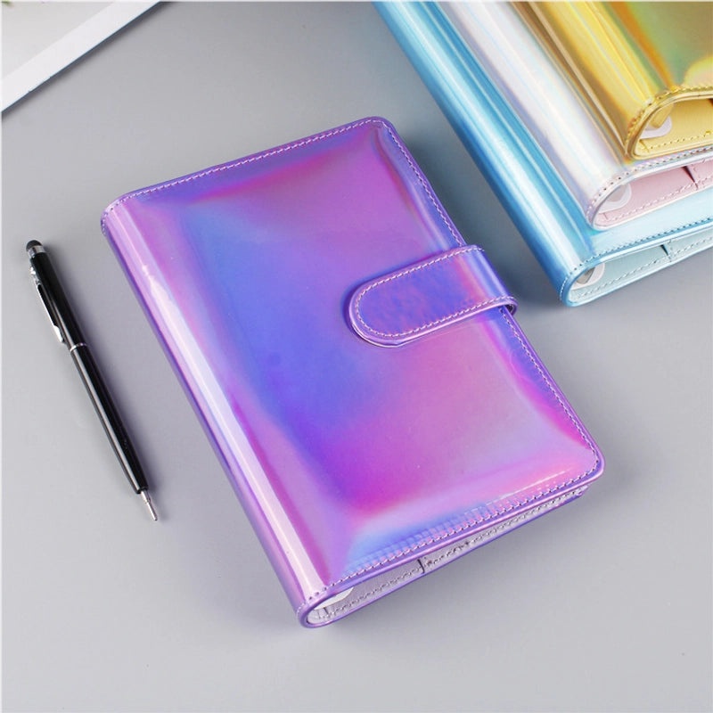 Solid Color Spiral Notebook with PU Leather Cover for School Learning|Stationery & Office Supplies