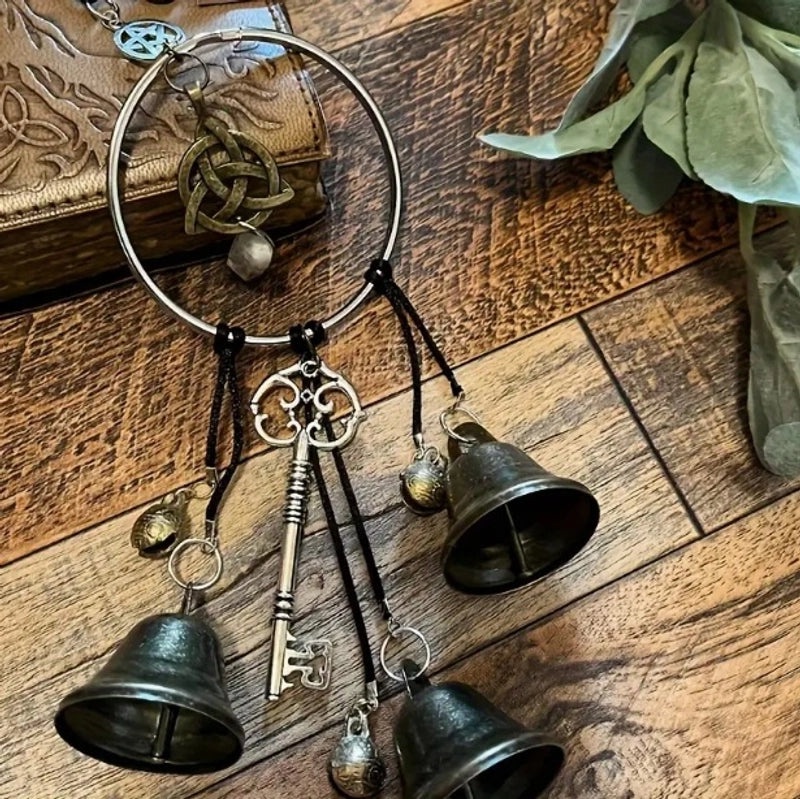 Celtic Witch Wind Bell Amulet Pendant for Home Door Handle and Window Sill Decoration | Home Decor Accessories