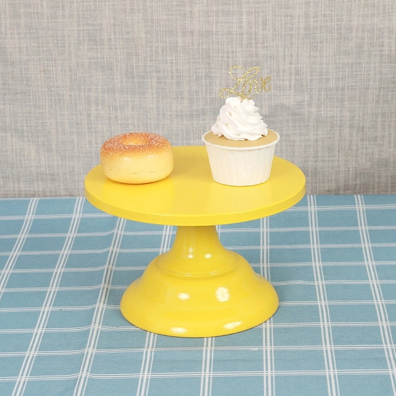 Nordic Solid Color Iron Cake Stand for Daily Use and Parties|Home Decor & Kitchen Accessories