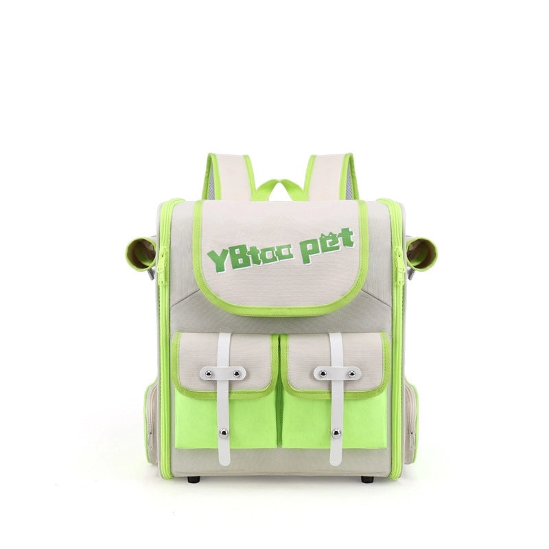 Portable Breathable Cat Carrier Bag Oxford Cloth Scratch Resistant Foldable Pet Backpack for Travel|Pet Carriers & Backpacks