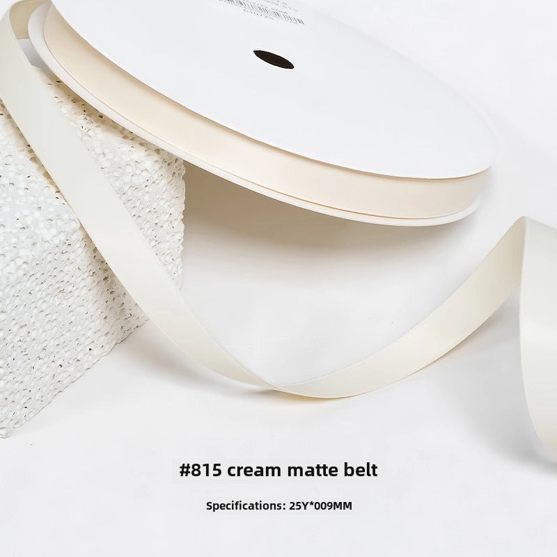 Yao Ming Han Style Milk Silk Ribbon Bow Hair Accessory Korean Full-matte Floral Packaging Belt|Hair Accessories