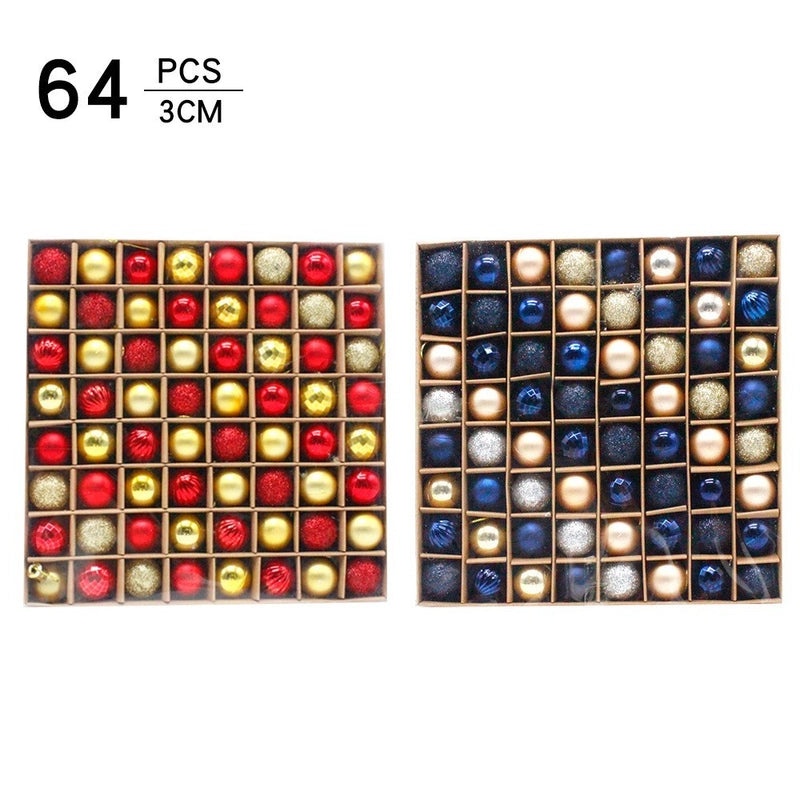 Christmas Minimalist Plastic Ball Hanging Ornaments for Indoor Festival Party Decoration|Home Decor Ornaments