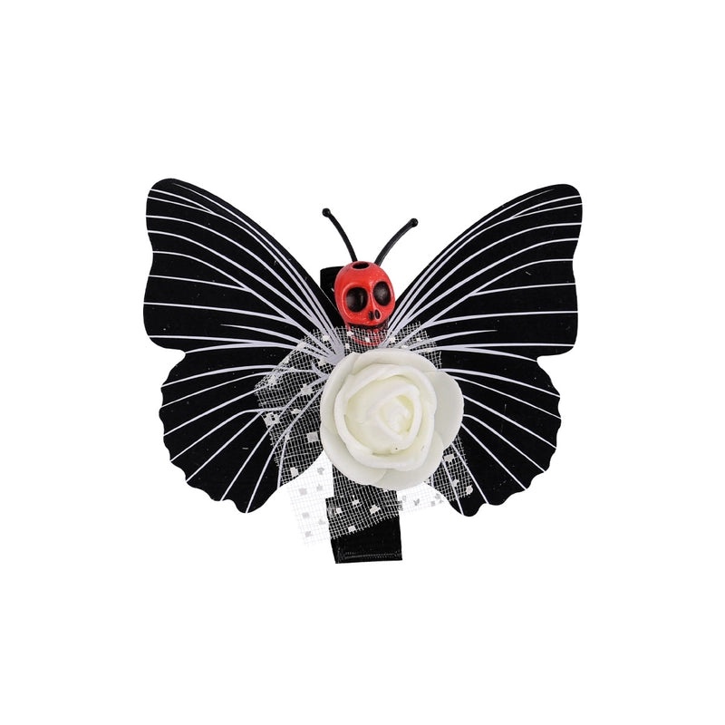 Halloween Butterfly Skull Hairpin Cute Funny Plastic Party Accessory|Halloween Accessories