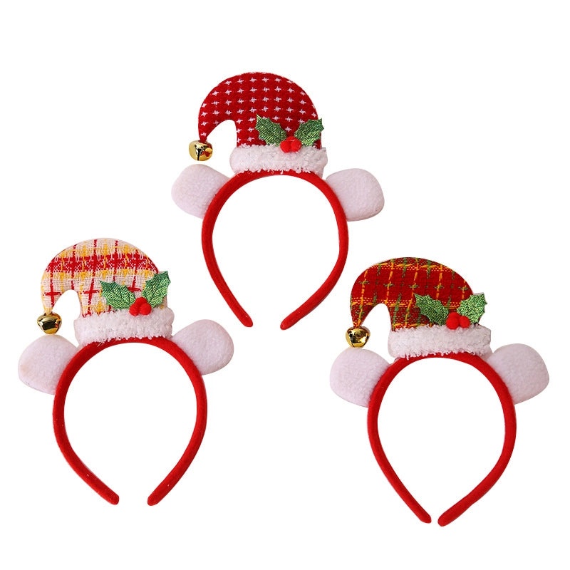 Festive Christmas Hat Hair Band Cute Classic Style for Party and Festival|Accessories & Hair Accessories