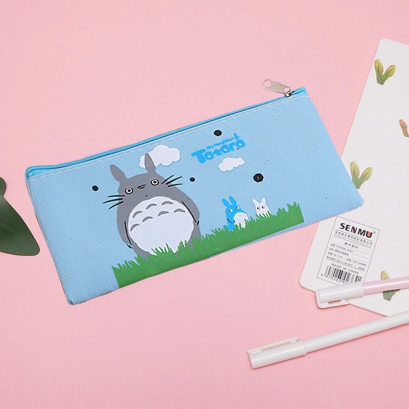 2 Pieces Red Leather Pencil Cases Simple Design for Office, School, and Home Use|Stationery & Office Supplies