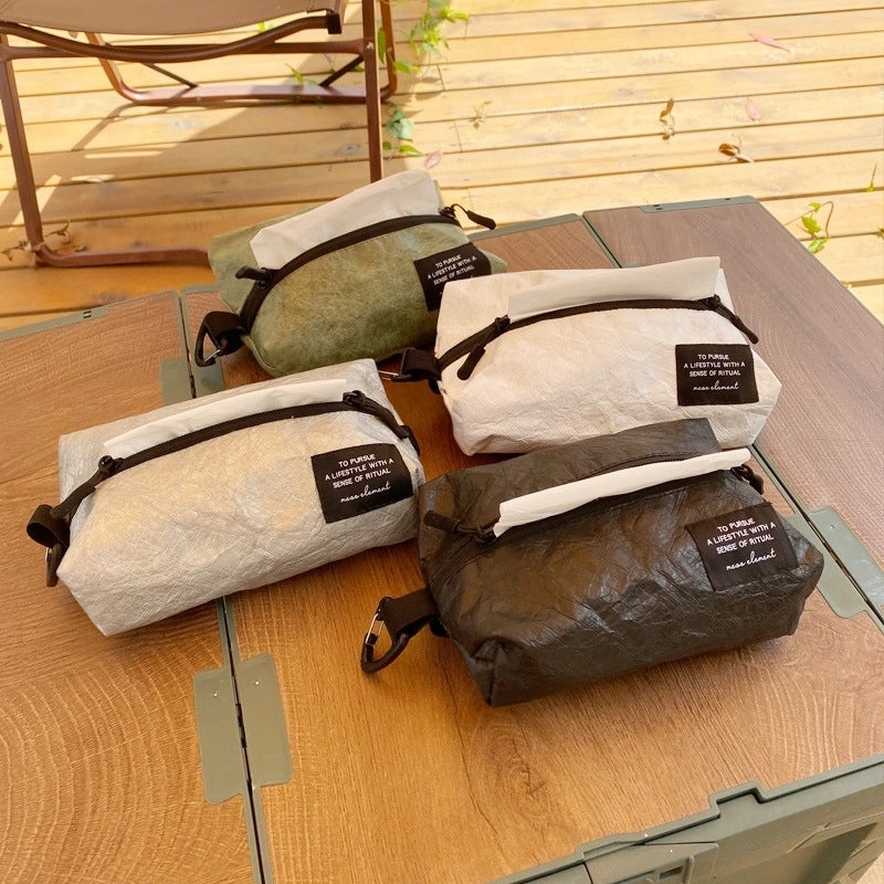 Portable DuPont Paper Tissue Box Storage Bag for Outdoor Camping Car Hanging | Outdoor Gear