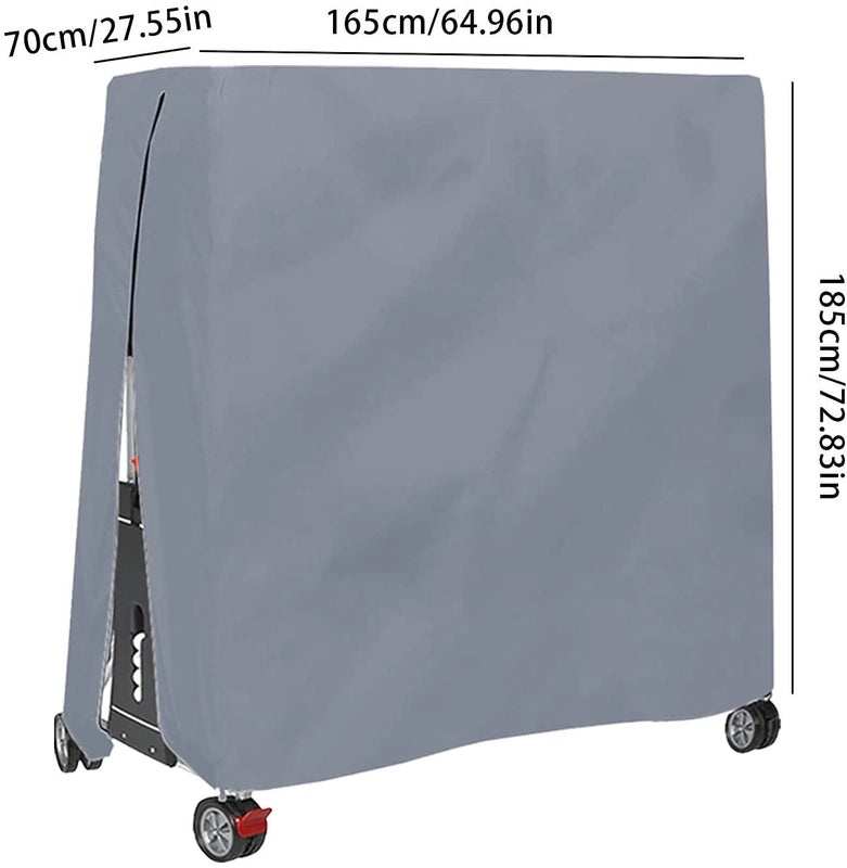 Waterproof Dustproof Table Tennis Table Cover 210D Silver Oxford Cloth for Outdoor Indoor Use|Sports & Outdoors