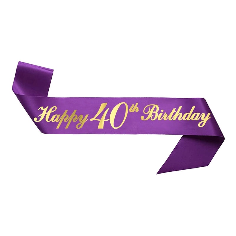 Birthday Rhinestone Crown Headband Purple Alloy Shoulder Strap Set|Jewelry & Accessories