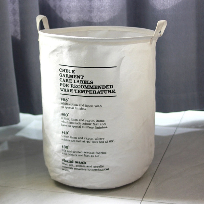 Minimalist Animal Letter Plaid Cotton Linen Storage Basket Organizer|Home Storage & Organization