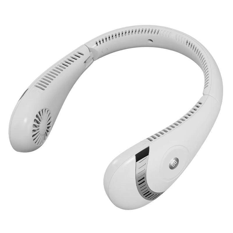 Portable Folding Neck Fan, Leadless Design, Large Wind Storage, Hands-Free Hanging Small Fan | Portable Fans