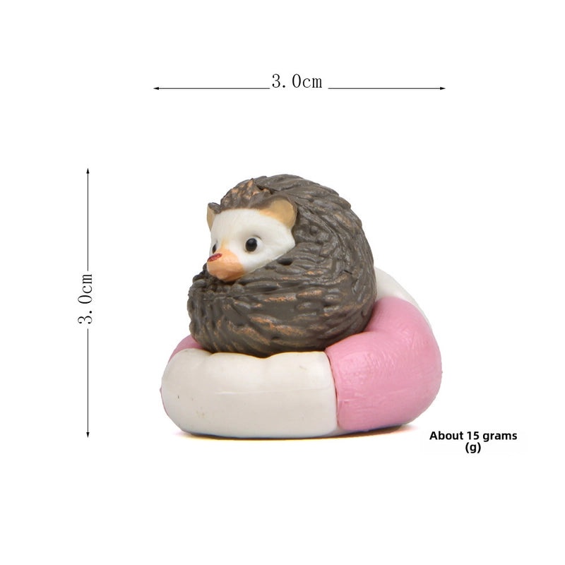 Miniature Sitting Hedgehog Sofa Doll DIY Home Garden Decor | Home & Garden Miniatures