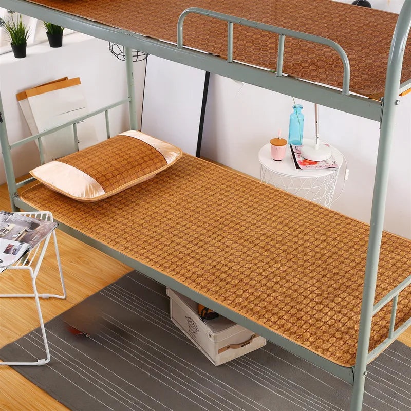 Foldable Soft Summer Mat for Students 90cm Single Dormitory 0.9m 1.2m Rattan Mat 1.5m 1.8m Double Use|Home & Living Mats