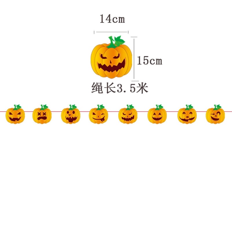 Halloween Pumpkin Letter Bat Decorations for Holiday Party|Seasonal Home Decor