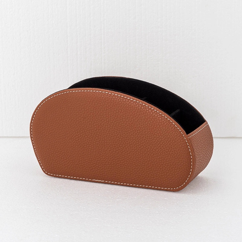 Classic Solid Color PU Storage Box for Daily Use|Home Storage & Organization