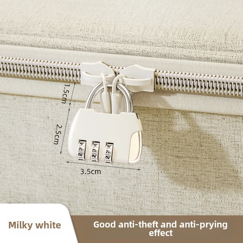 Tianshan Soft Cotton Linen Storage Box Foldable Wardrobe Organizer Clothes Finishing Box|Home Storage & Organization