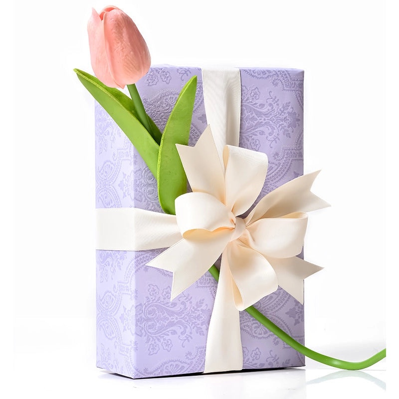 Yao Ming Han Style Milk Silk Ribbon Bow Hair Accessory Korean Full-matte Floral Packaging Belt|Hair Accessories