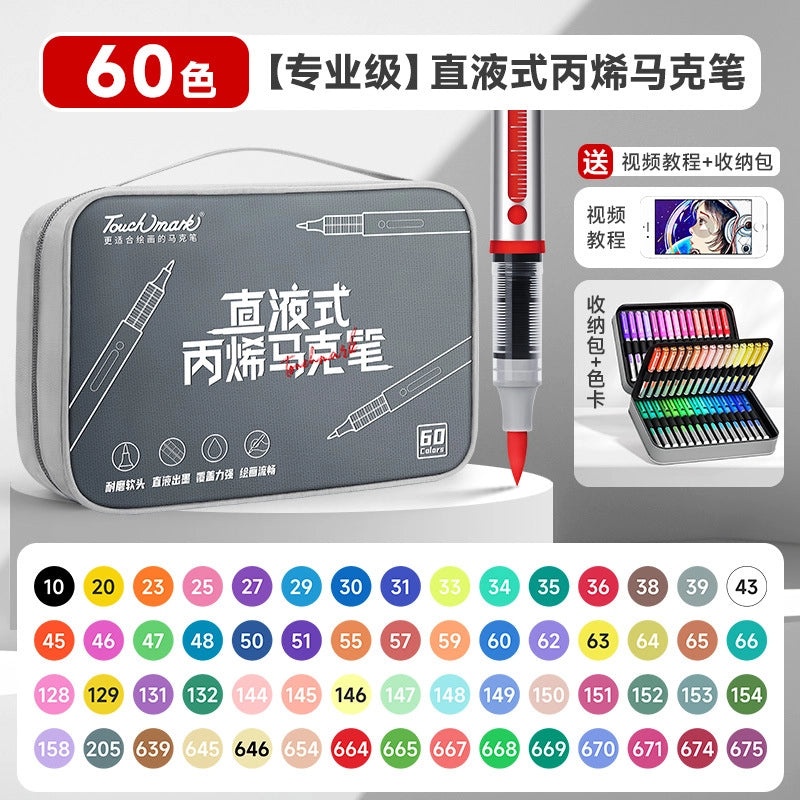 48 Colors Double Tip Alcohol Markers Set for Art Students | Art Supplies