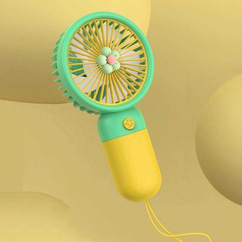 Mini Portable Solid Color Plastic Fan|Home & Garden Accessories