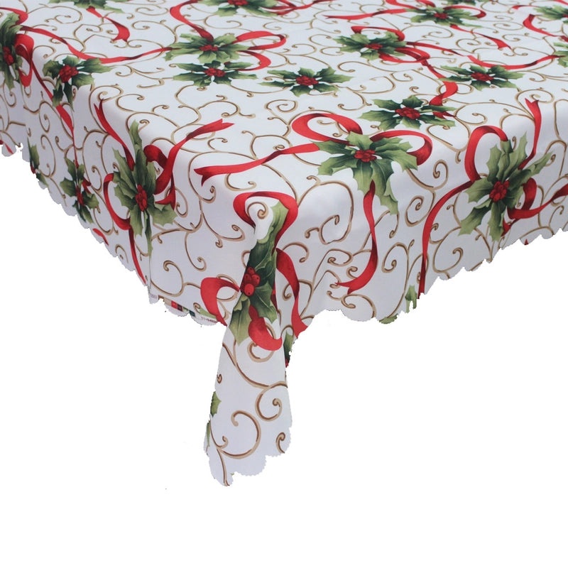 Nordic Christmas Dining Tablecloth Square Decorative Cloth for Living Room New Year Holiday Celebration|Home Decor/Table Linens