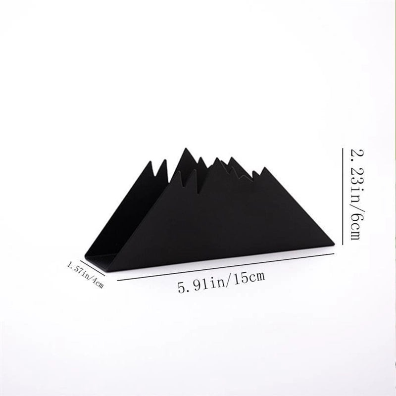 Casual Leaf Design Solid Color Iron Tissue Holder for Home Decor | Home & Living Accessories