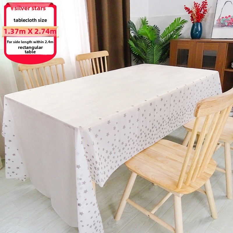 Kids Birthday Disposable Rectangular Tablecloth for Party Classroom Decoration|Party Supplies