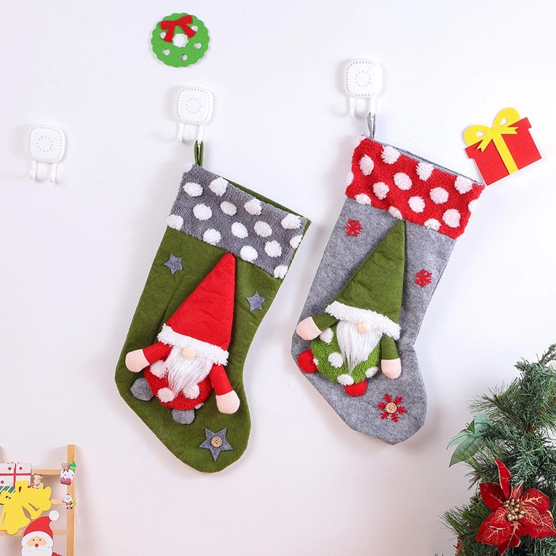 Christmas Cute IG Style Hanging Socks Doll Nonwoven Christmas Tree Ornaments | Christmas Decorations