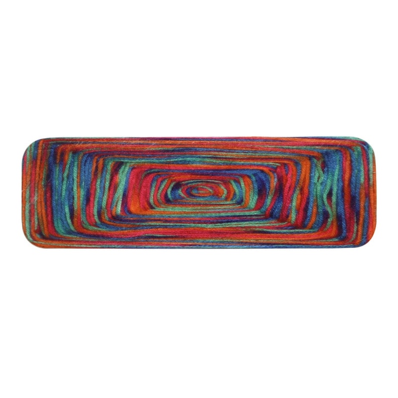 Velvet Fish Loop Bath Mat with Casual Color Block Design|Home & Living Bath Rugs