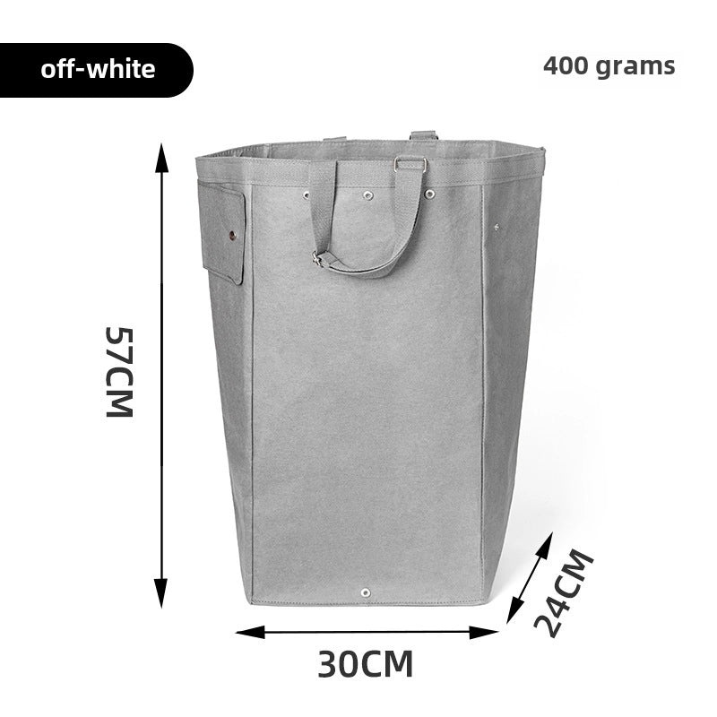 Biodegradable Kraft Paper Storage Bag for Laundry Toys Clothes Organizing Large Space | Home Storage & Organization