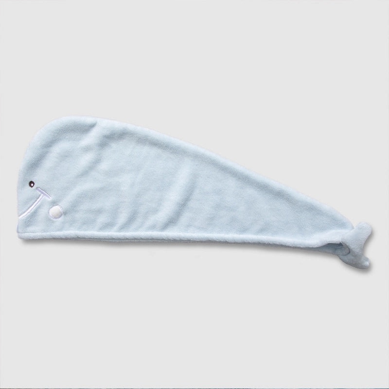 Coral Velvet Bamboo Charcoal Antibacterial Double-layer Hair Drying Towel Cap for Women | Hair Care Accessories