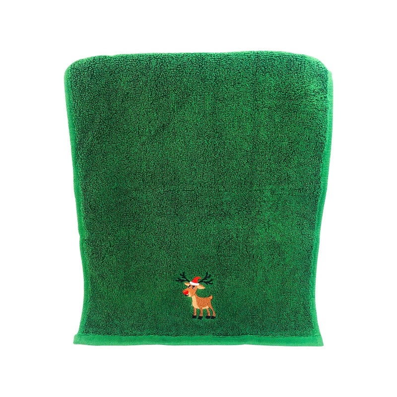 Christmas Embroidered Cotton Kitchen and Bathroom Towel Set Custom Halloween Christmas Gifts|Home & Kitchen Textiles