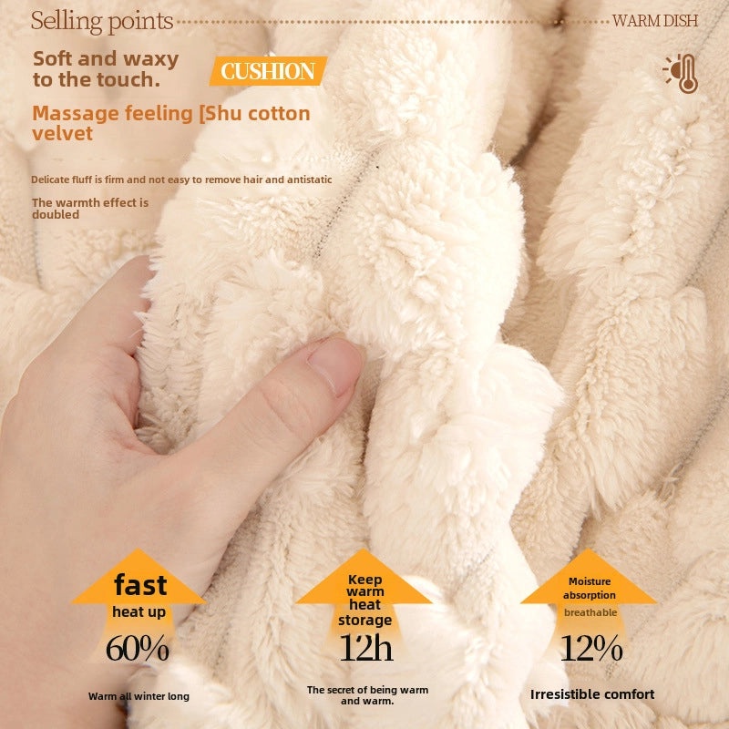 Thick Plush Winter Sofa Cushion Non-slip Nordic Style Warm Cover|Home Decor Cushions