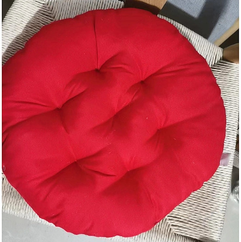 Thick Round Seat Cushion for Dining Office Student Chairs Comfortable Tatami Chair Pad|Home & Living Chair Cushions