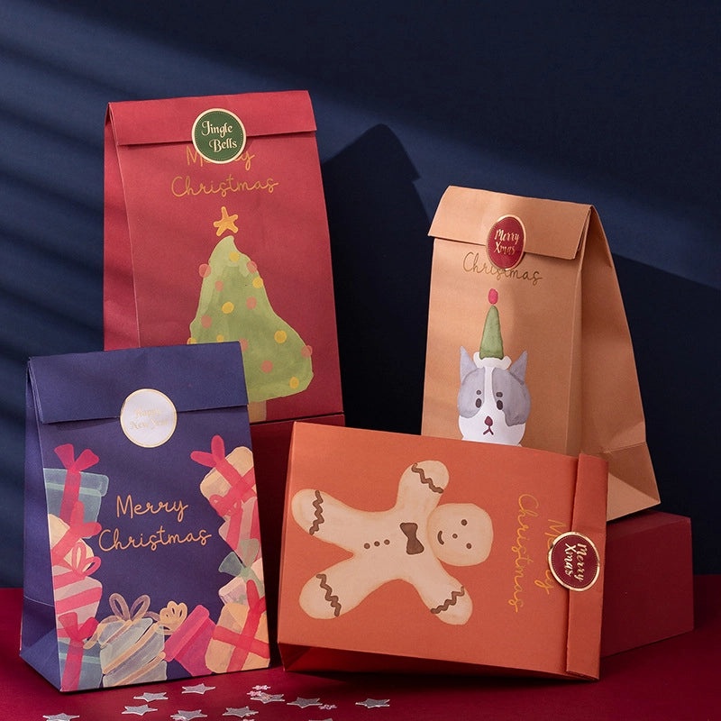 Cute Animal Christmas Gift Bags for Holiday Wrapping | Christmas Gift Wrapping Supplies
