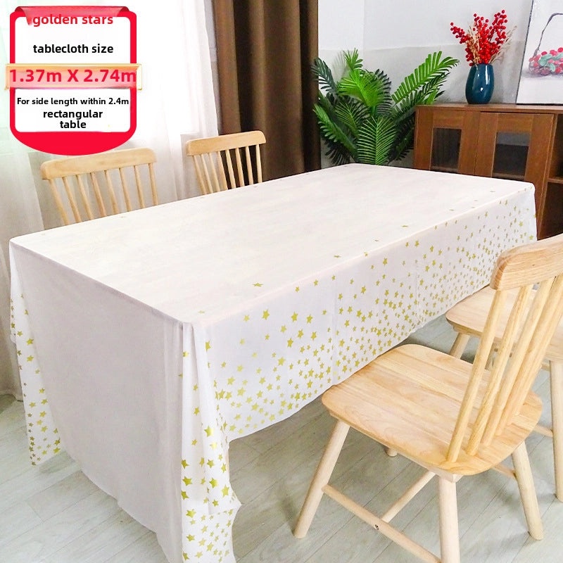 Kids Birthday Disposable Rectangular Tablecloth for Party Classroom Decoration|Party Supplies